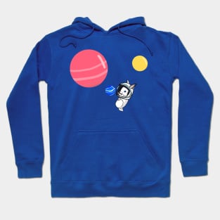 baby grows Astronaut bunny in Space Hoodie